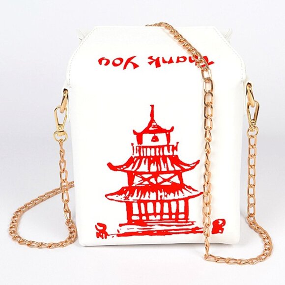 BNWT Chinese Take Out Bag Take Out Clutch Bag - Picture 2 of 5
